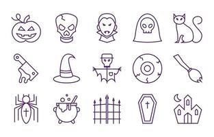 Halloween Elements Collection vector