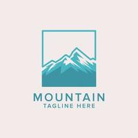 mountain logo icon design template. luxury, vector. vector