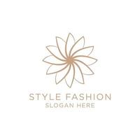 Fashion style logo icon design template. luxury, vector. vector