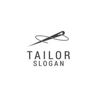 Tailor logo icon design template. luxury, vector. vector