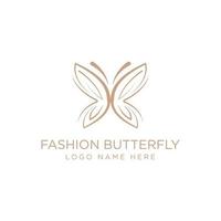 Butterfly logo icon design template. luxury, vector. vector