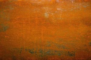 flat dry rusted iron surface close-up background and texture photo