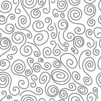 Seamless Curlicue Pattern vector