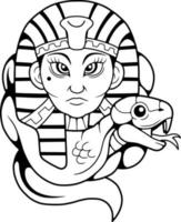 Egyptian Queen Cleopatra vector