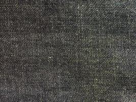 Black denim texture background with copy space for design photo