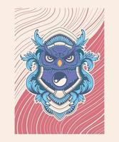 Owl Illustration Vector Image