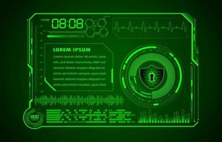 Modern HUD Technology Screen Panel vector