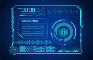 Modern HUD Technology Screen Panel vector