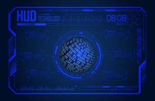 Modern HUD Technology Screen Panel vector