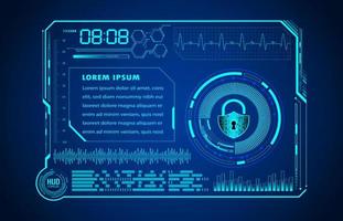 Modern HUD Technology Screen Panel vector