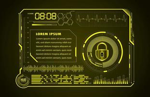 Modern HUD Technology Screen Panel vector