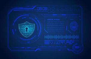 Modern HUD Technology Screen Panel vector
