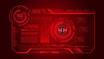 Modern HUD Technology Background vector