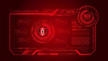 Modern HUD Technology Background vector