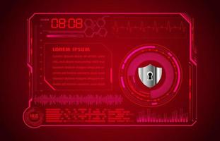 Modern HUD Technology Screen Panel vector