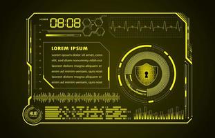 Modern HUD Technology Screen Panel vector