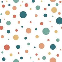 Colorful dots pattern design vector