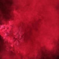 Red smoke mystery texture on a black background. 3D render photo