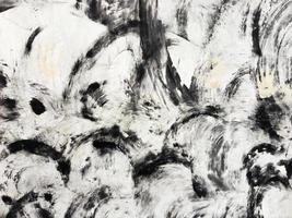 White and black wall texture background with copy space for design photo