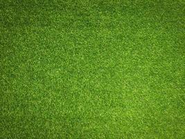 Artificial grass background for design, top view photo