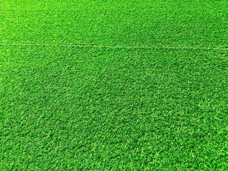 Beautiful green grass pattern from golf course for background. Copy space for work and design, Top view photo