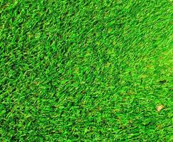 Artificial green grass texture background with copy space for work and design. photo
