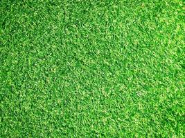 Beautiful green grass pattern from golf course for background. Copy space for work and design, Top view photo