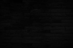 Old black brick wall texture for background with copy space for design. dark wallpaper photo