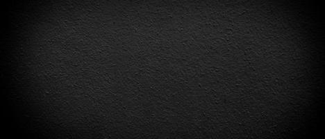 Blank black cement wall texture for background with copy space for design photo