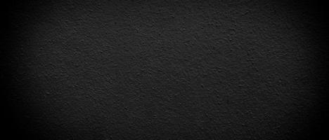 Blank black cement wall texture for background with copy space for design photo