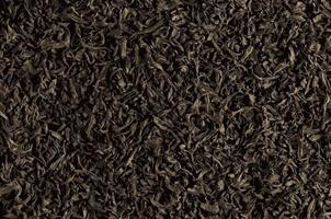 Realistic vector illustration of dry black tea with bergamot flavor Gray graph as background, top view