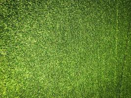 Beautiful green grass pattern from golf course for background. Copy space for work and design, Top view photo