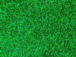 Beautiful green grass pattern from golf course for background. Copy space for work and design, Top view photo