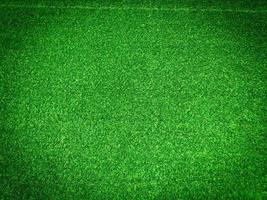 Beautiful green grass pattern from golf course for background. Copy space for work and design, Top view photo
