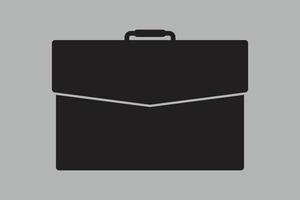 Briefcase icon. Business man bag sign vector illustration.