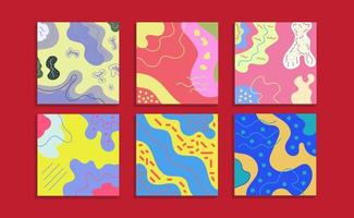 Punchy Vector with Abstract Pattern Elements. Can be used as social media template