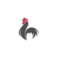 Rooster logo icon design vector