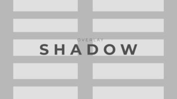 Window shadow overlay vector