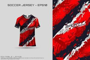 Sports jersey and t-shirt template sports jersey design vector. Sports design for football, racing, gaming jersey. Vector. vector