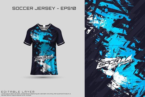 Free Vector  Sublimation background for sports jersey pattern