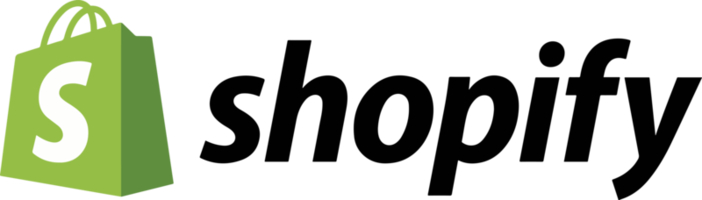 ilustración del logotipo de shopify. icono popular de compras en línea. png