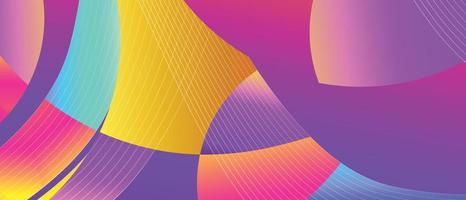 abstract colorful banner line background vector illustration