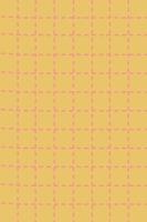 Yellow square background with pink grid lines. vector