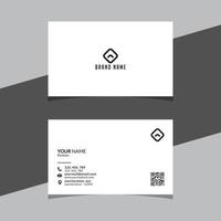 Simple Business Card Design Template vector