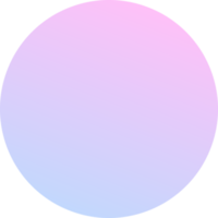 decoração de círculo de forma redonda gradiente colorido png