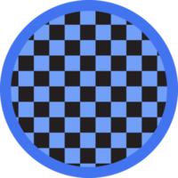 cute colorful round shape checkerboard, checkers, gingham decoration png