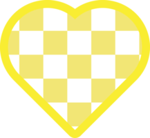 schattig hart vorm schaakbord, schijven, gingang, plaid, Schotse ruit decoratie png