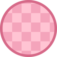 cute colorful round shape checkerboard, checkers, gingham decoration png