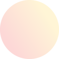 colorful gradient round shape circle decoration png