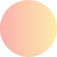 decoração de círculo de forma redonda gradiente colorido png